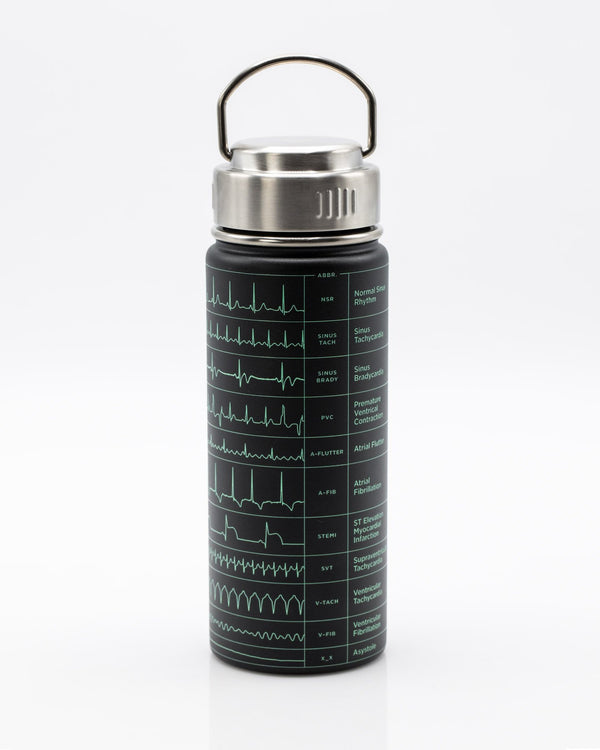 Heartbeat 18 oz Steel Bottle