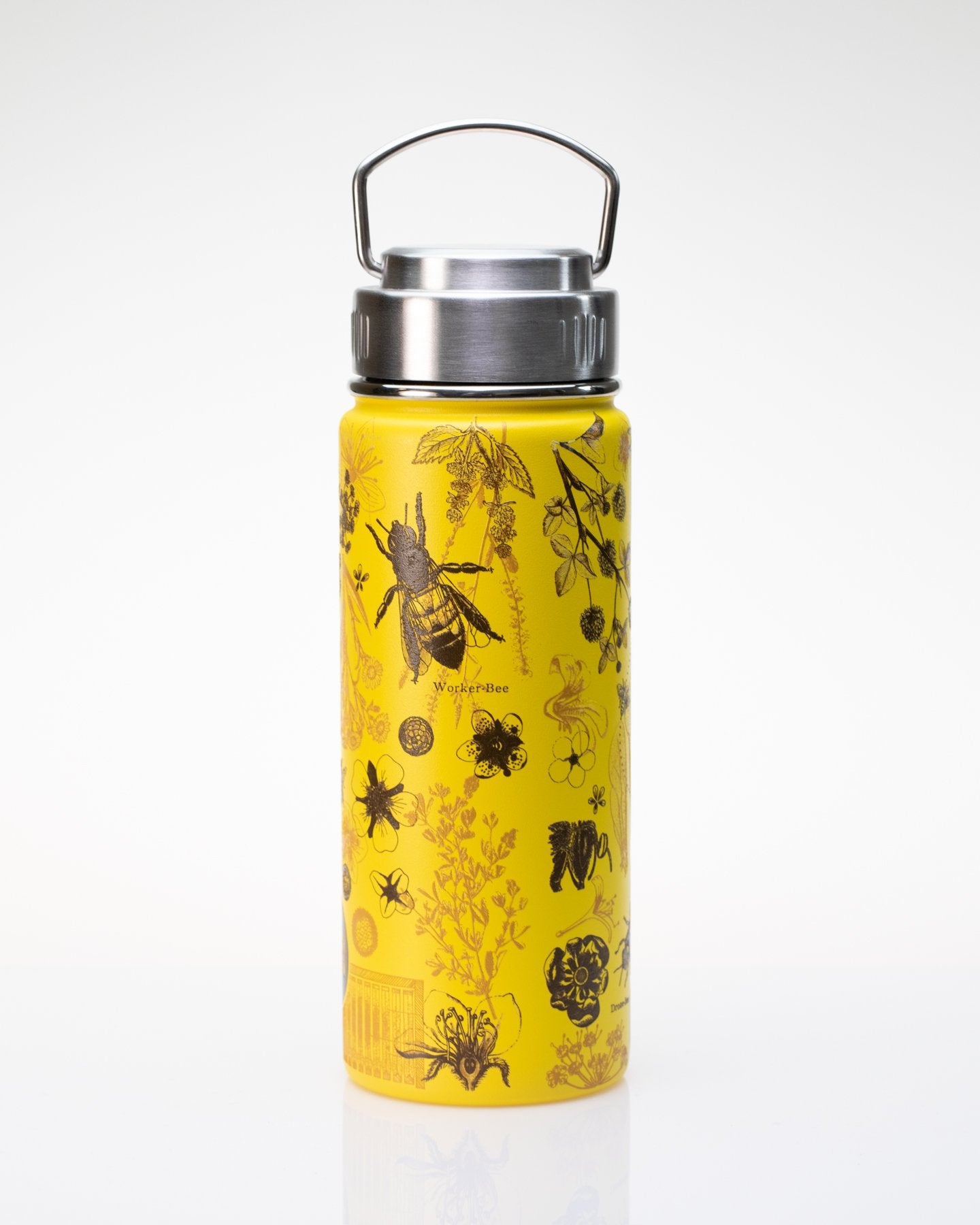 Honey Bee 18 oz Steel Bottle