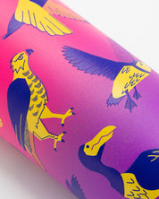 Retro Birds 18 oz Steel Bottle