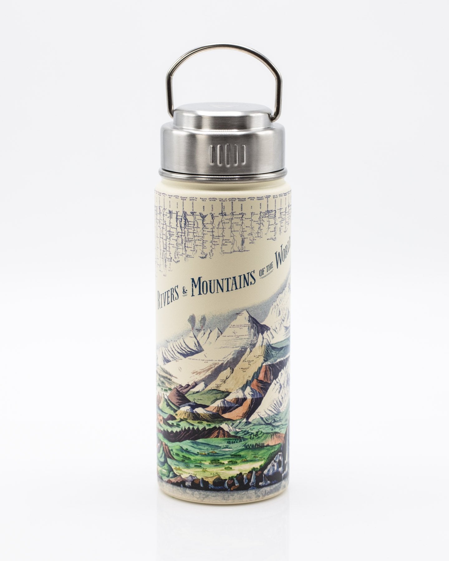 Rivers & Mountains 18 oz Steel Bottle