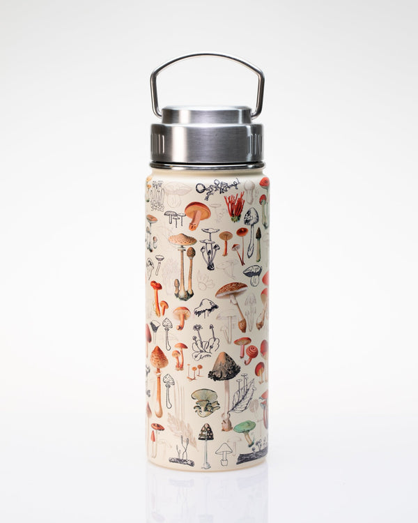 Mushrooms 18 oz Steel Bottle