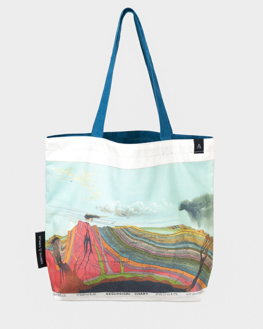 Layers of Earth Canvas Shoulder Tote