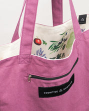 Farmer's Market Canvas Shoulder Tote