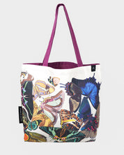 Butterflies Canvas Shoulder Tote