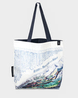 Rivers & Mountains Canvas Shoulder Tote