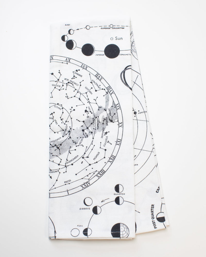 Astronomy Printed Tea Towel