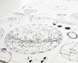 Astronomy Printed Tea Towel