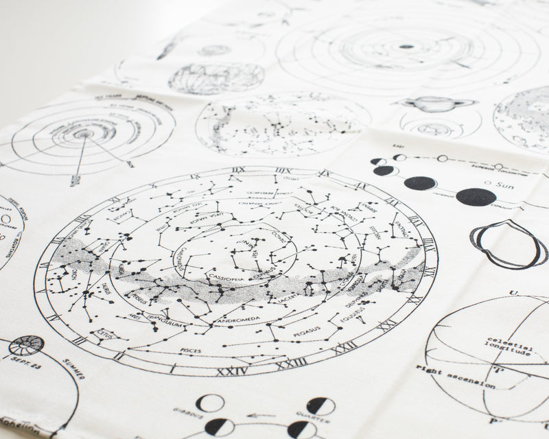 Astronomy Printed Tea Towel