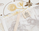 Honey Bee Printed Tea Towel