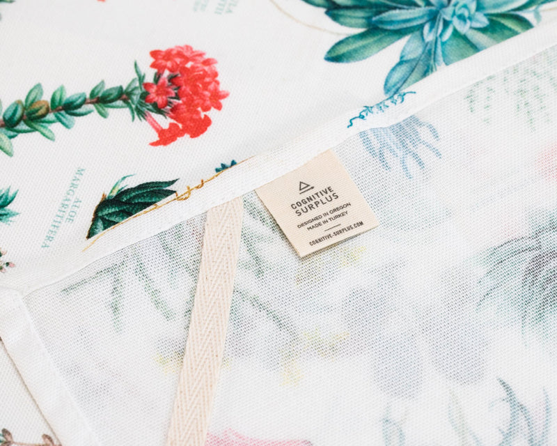 Succulents Printed Tea Towel