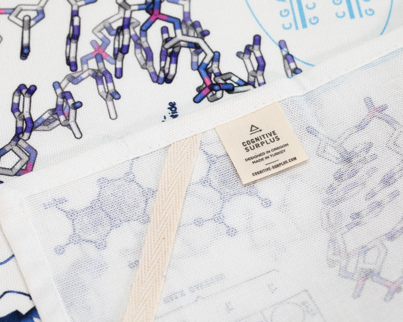 Genetics & DNA Printed Tea Towel
