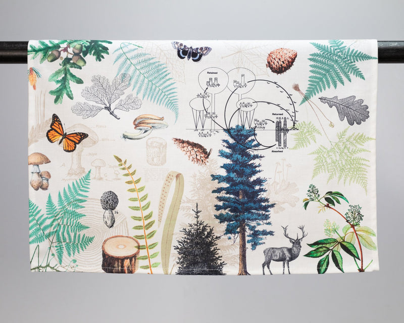 Forest Printed Tea Towel