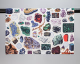 Gems & Minerals Printed Tea Towel