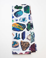 Gems & Minerals Printed Tea Towel
