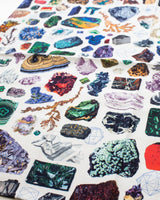 Gems & Minerals Printed Tea Towel