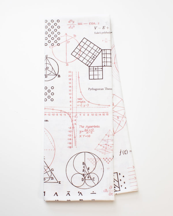 Equations that Changed the World Printed Tea Towel