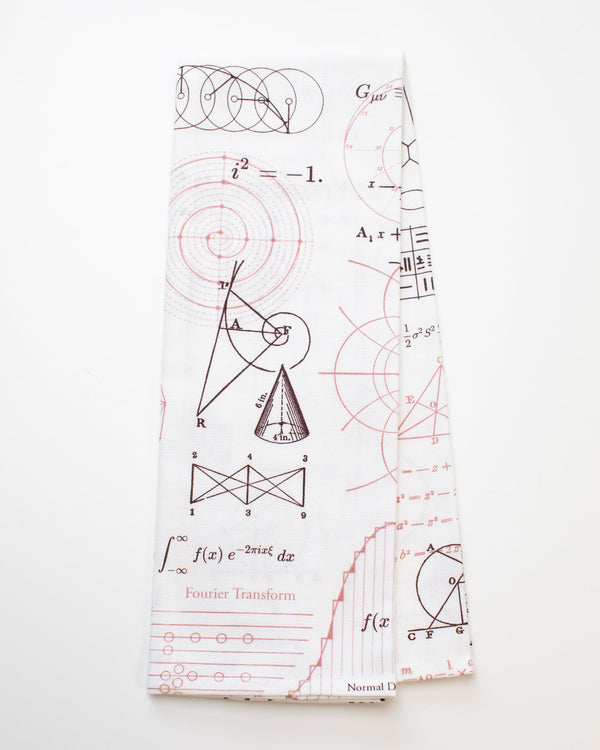 Equations that Changed the World Printed Tea Towel