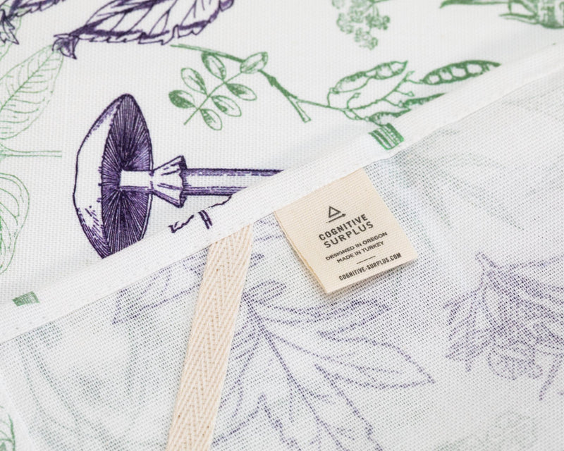 Poisonous Plants Printed Tea Towel