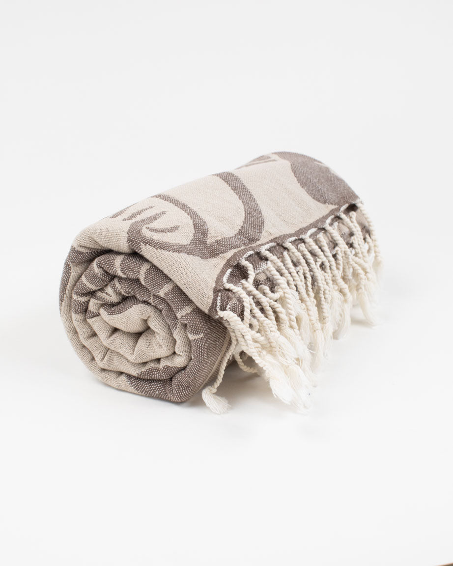 Edible & Poisonous Mushrooms Turkish Towel