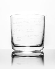 Equations That Changed the World Whiskey Glass