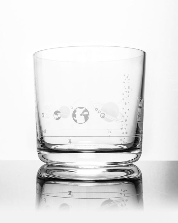Solar System Whiskey Glass