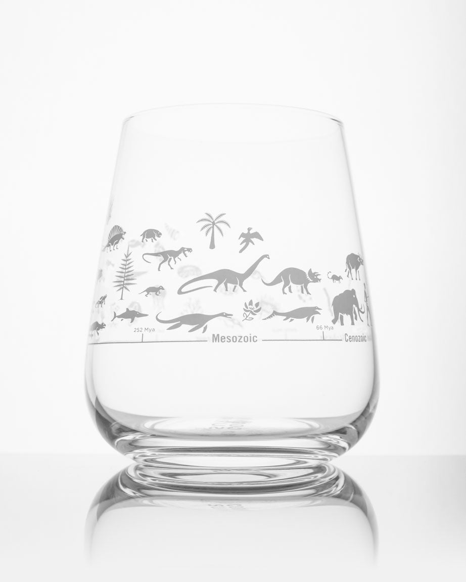 Geologic Time Scale Wine Glass