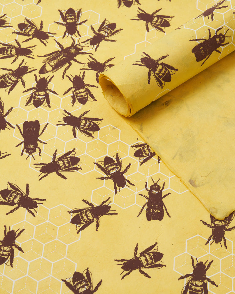 Honey Bee Wrapping Paper