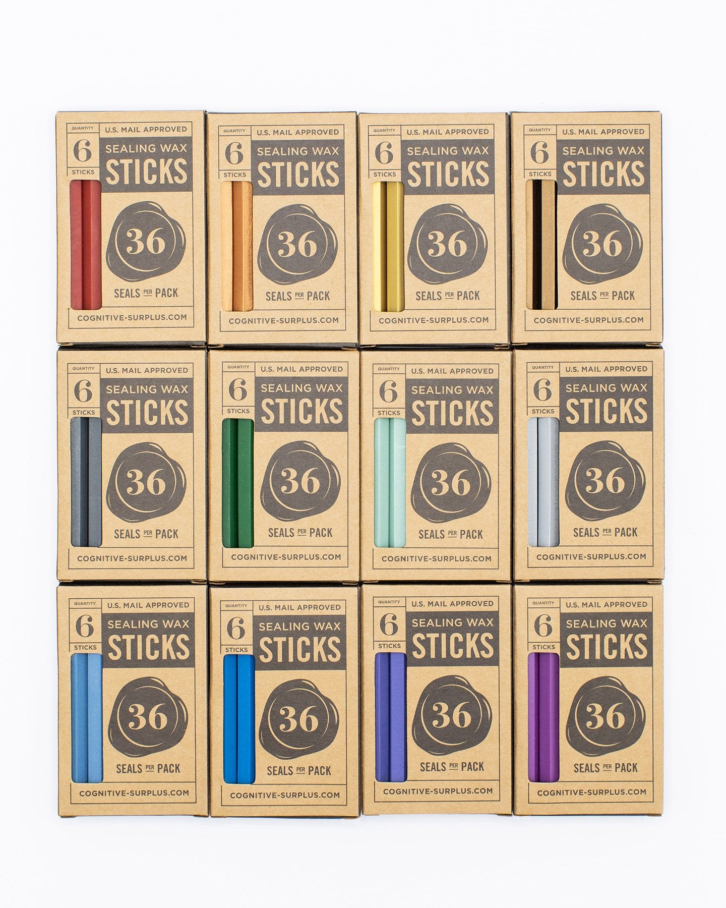 Gold Shimmer Sealing Wax Sticks