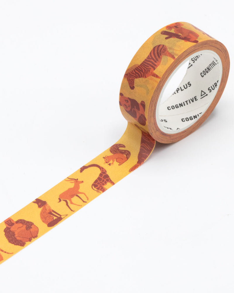 Retro Mammals Washi Tape