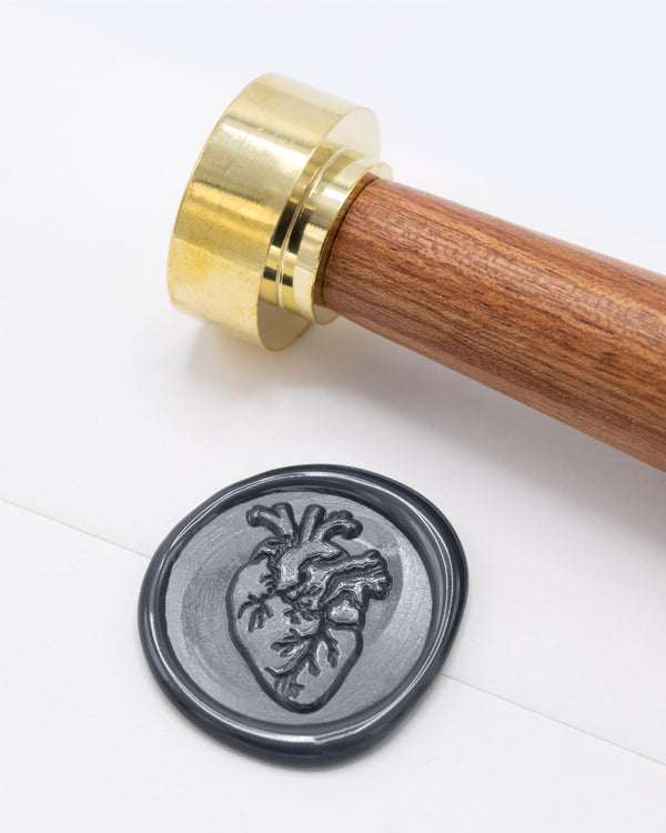 Anatomical Heart Wax Stamp