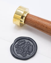 Microscopic Life Wax Stamp